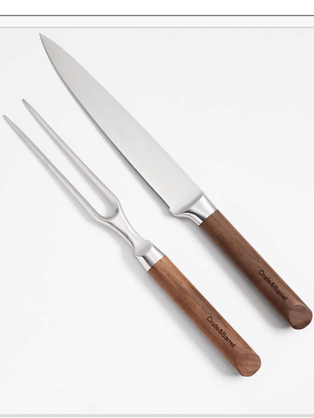 NIB Crate&Barrel Carving Set